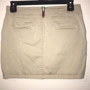 Mini Classic Tommy Hilfiger Stretch Khaki Skirt